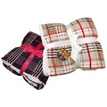 Lambswool Microsherpa Plaid Throw